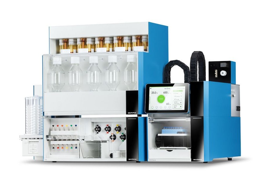 Automatikus mintaelőkészítés tablettavizsgálatokhoz: SOTAX JetX (a kép: SOTAX AG)